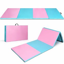 8' x 4' x 2" Folding Gymnastics Tumbling Mat