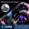 3 Pairs Luminous PUBG Finger Sleeves For Gaming, Gaming Finger Sleeves for Mobile Game Controllers