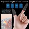 3 Pairs Luminous PUBG Finger Sleeves For Gaming, Gaming Finger Sleeves for Mobile Game Controllers